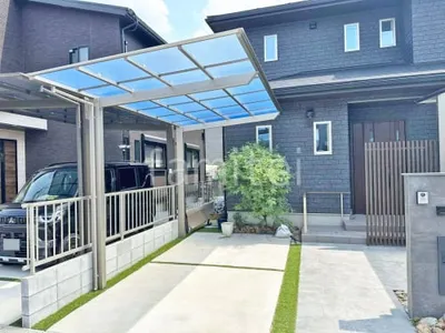 カーポート１台 （単棟） LIXIL ネスカＦ フラット屋根