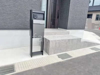 宅配ボックス門柱 （機能門柱 ） ユニソン ヴィコDB100スタンド 前出し・ポスト有り 