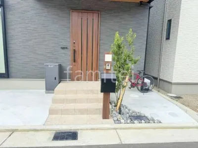 機能門柱 LIXIL FW シンボルツリー ソヨゴ 常緑樹 植栽