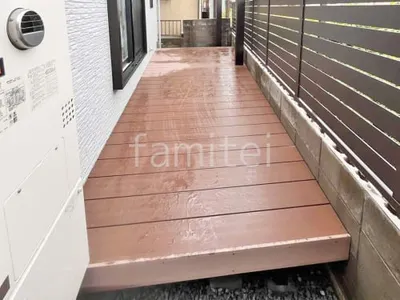 人工木デッキ  LIXIL 人工木 樹ら楽ステージ 