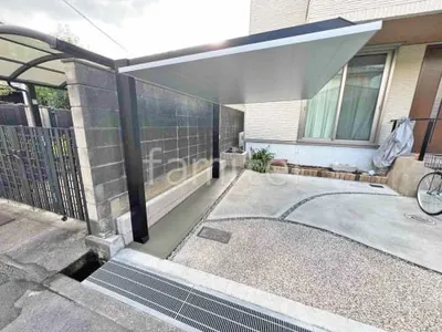 サイクルポート 自転車バイク屋根 LIXIL カーポートSC ミニ フラット屋根 吊り下げ屋根