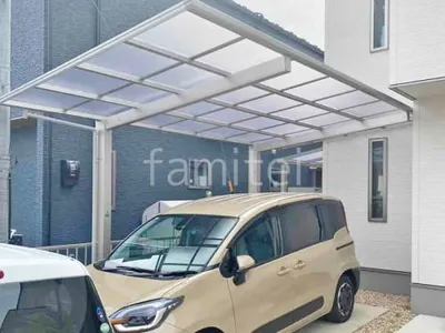 カーポート１台 （単棟） YKKAP エフルージュ FIRST フラット屋根