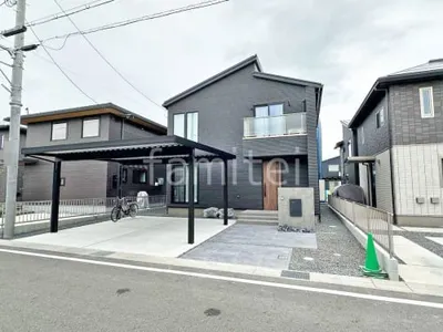 新築シンプル オープン外構