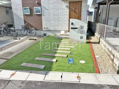 人工芝 防草シート加工 ヨシミツ毛織 リアル人工芝 35mm 