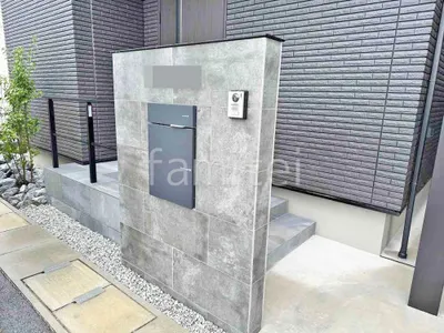 新築シンプル オープン外構