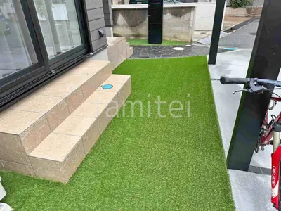 人工芝 防草シート加工 マツモト 人工芝 30mm 