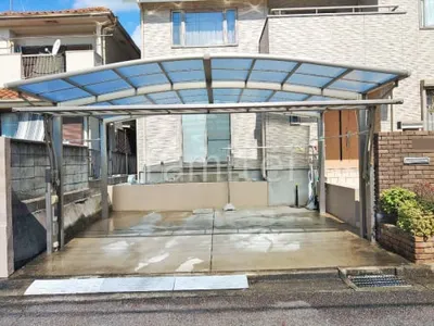 既存カーポート屋根補修