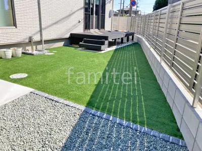 人工芝 防草シート加工 マツモト 人工芝 30mm 