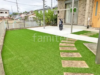 人工芝 防草シート加工 マツモト 人工芝 30mm 