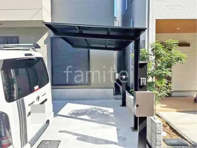 サイクルポート 自転車バイク屋根 LIXIL ネスカF ミニ フラット屋根