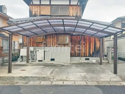 カーポート２台(ワイド) ツイン YKKAP アリュース アール屋根