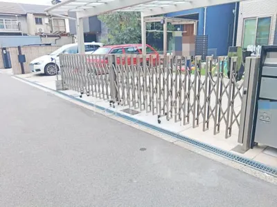 両開き 伸縮門扉 LIXIL アルシャインII M型 Aタイプ 