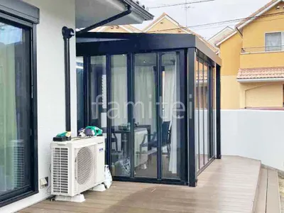 ガーデンサンルーム  LIXIL ジーマ フラット屋根