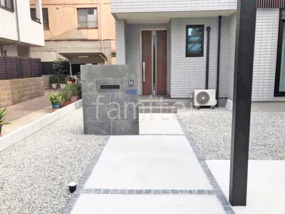 玄関アプローチ 土間コンクリート