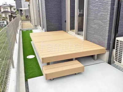 人工木デッキ  LIXIL 人工木 樹ら楽ステージ 