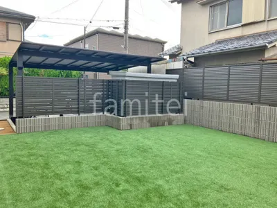 人工芝 防草シート加工 マツモト 人工芝 30mm 