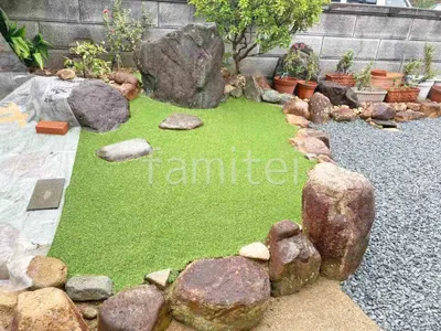 人工芝 防草シート加工 ヨシミツ毛織 リアル人工芝 35mm 