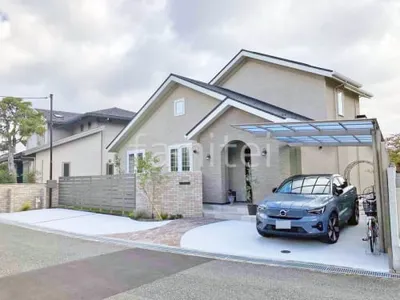 新築ナチュラル オープン外構