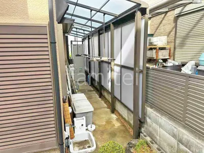 １階テラス屋根 （雨除け） LIXIL スピーネF フラット屋根 スタンダード 壁付