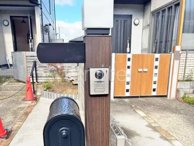 機能門柱 YKKAP 木製調スタンダードポストユニット