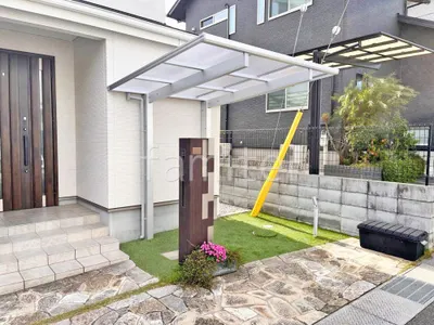 サイクルポート 自転車バイク屋根 YKKAP エフルージュ FIRST フラット屋根