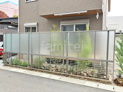 目隠しフェンス塀 LIXIL AB YT1型 YR2型 2段柱