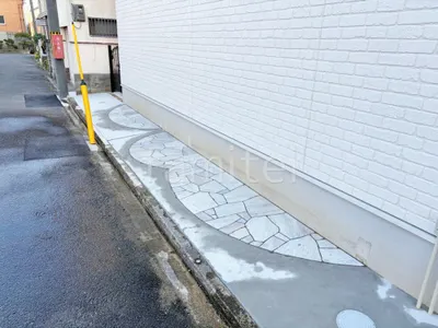 床石貼り 乱形石 石英岩