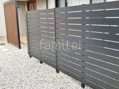 人工木・樹脂 フェンス（木調） F＆F マイティウッド デコll 高尺タイプ 目隠し 木調・ラティス 樹脂