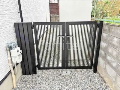 両開き 門扉 LIXIL AB TR2型 細たて桟 