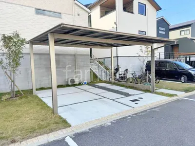 カーポート２台(ワイド) ツイン LIXIL ネスカＦ フラット屋根