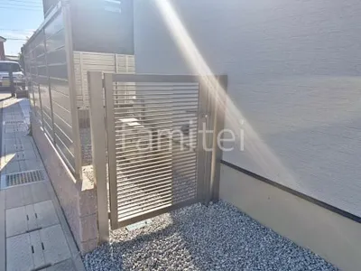 片開き 門扉 LIXIL AB YR2型 細横桟 