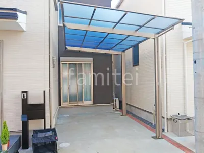 カーポート１台 （単棟） LIXIL ネスカＦ フラット屋根