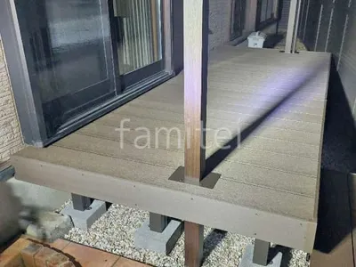 人工木デッキ  LIXIL 人工木 樹ら楽ステージ 