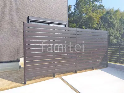 人工木・樹脂 フェンス（木調） F＆F マイティウッド デコll 高尺タイプ 目隠し 木調・ラティス 樹脂