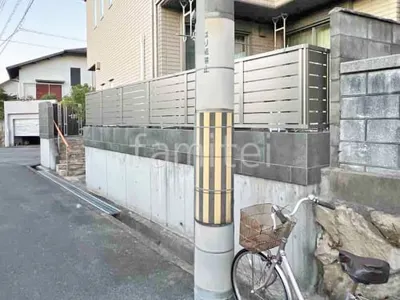 アルミ形材 フェンス LIXIL AB YS3型 横スリット3 目隠し 壁タイル張り  タカショー セラ レバンテ 