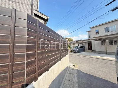 人工木・樹脂 フェンス（木調） F＆F マイティウッド デコll 目隠し 木調・ラティス 樹脂 ブロック塀 （化粧ブロック） ユニソン リゲル 