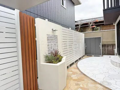 塗り壁 エスケー化研 ベルアート塗装 壁タイル張り ニッタイ マジカルライトストーンPLシリーズ