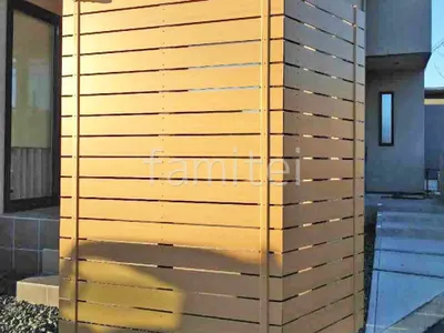 人工木・樹脂 フェンス（木調） F＆F マイティウッド デコll 高尺タイプ 目隠し 木調・ラティス 樹脂