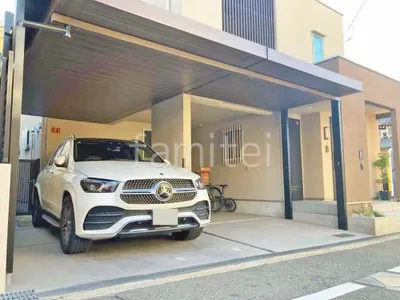 柱色 ブラック 屋根色 トラッドオーク