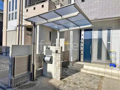 サイクルポート 自転車バイク屋根 LIXIL ネスカF ミニ フラット屋根