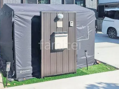 機能門柱 照明あり  YKKAP 木製調 ルシアスウォールWD02型 