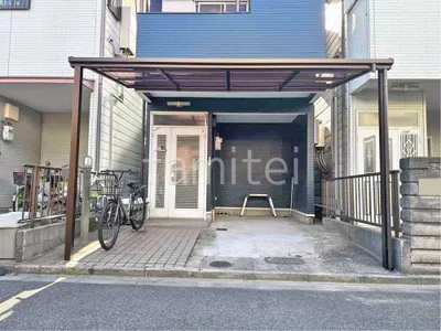 １階テラス屋根 （雨除け） YKKAP ソラリアF フラット屋根 スタンダード 壁付