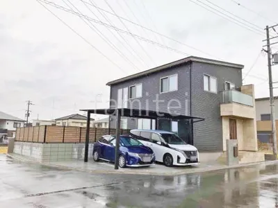 新築シンプル オープン外構