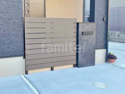 機能門柱 LIXIL FK 目隠しフェンス塀 F&F ニコボード 高尺タイプ