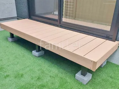 人工木デッキ  LIXIL 人工木 樹ら楽ステージ 