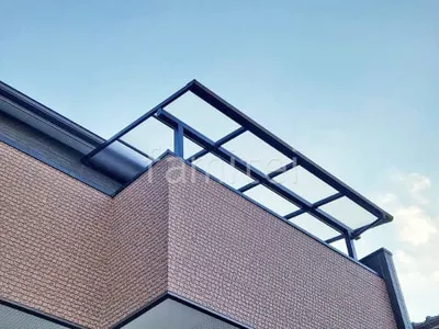 ２階ベランダ屋根  YKKAP ソラリアF フラット屋根 スタンダード 壁付