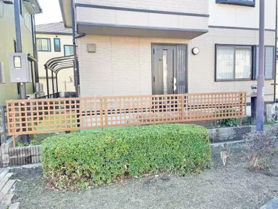 アルミ形材 フェンス YKKAP 木製調スタンダード1型 木調・ラティス