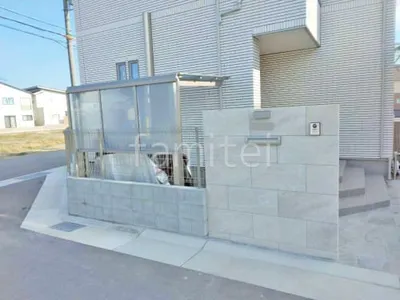 門柱 壁タイル貼り ユニソン ロッキア 郵便受けポスト LIXIL エクスポストS-1型