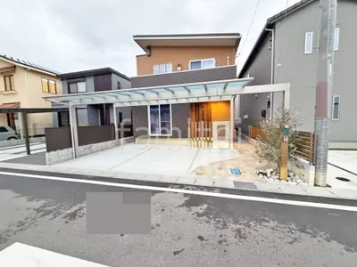 カーポート３台 （横ワイド トリプル） YKKAP エフルージュ FIRST フラット屋根