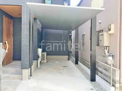 カーポート１台 （単棟） LIXIL カーポートSC フラット屋根 吊り下げ屋根